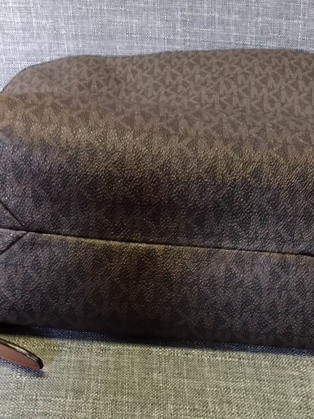 Michael Kors Rhea Slim Logo Backpack, Brown - Picture 12 of 12
